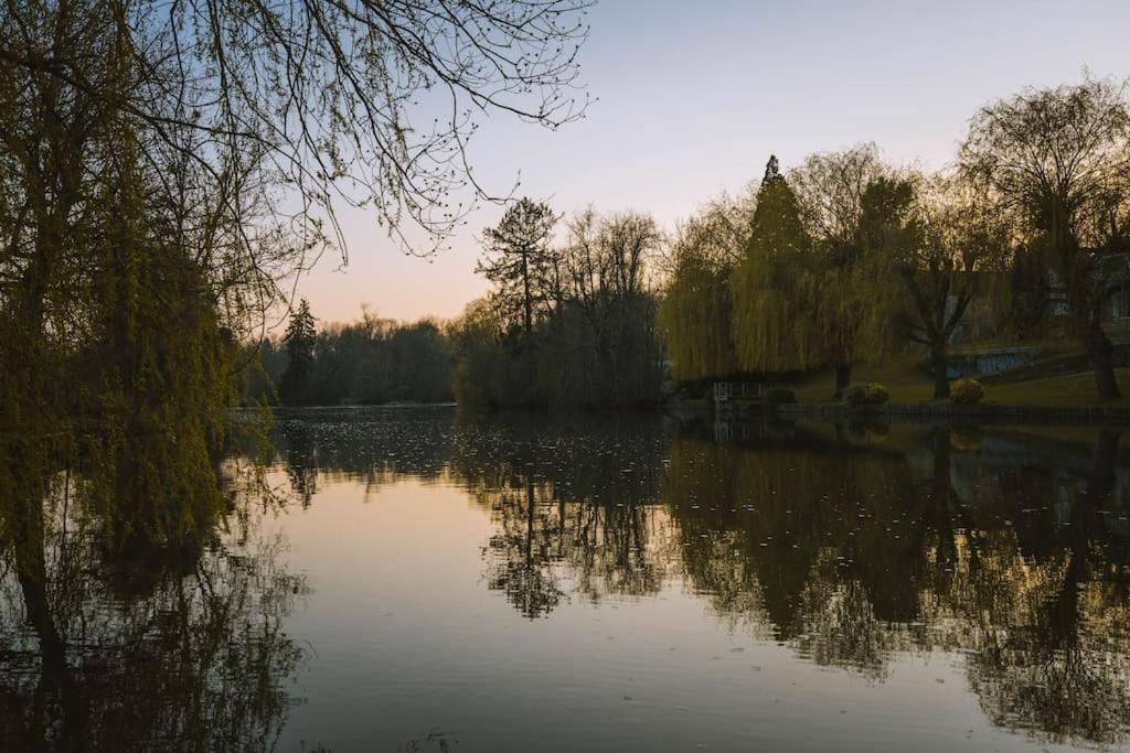 Le Chalet Du Bout Du Monde, En Bord De Riviere ! Grez-sur-Loing Esterno foto