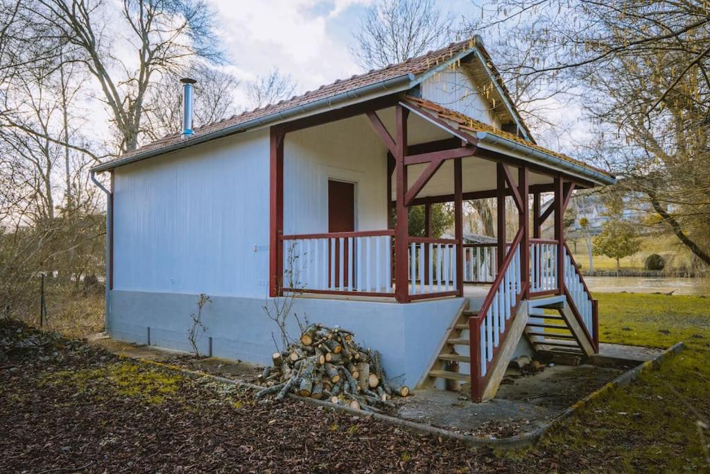 Le Chalet Du Bout Du Monde, En Bord De Riviere ! Grez-sur-Loing Esterno foto
